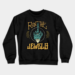 Vintage run one finger Crewneck Sweatshirt